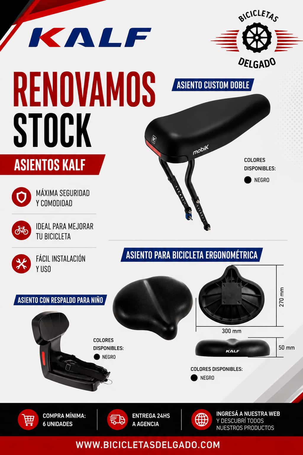 Asiento Custom Doble